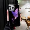 Beautiful Purple Butterfly Shockproof Phone Case for iPhone 17 Air 16 16E 15 Pro Max 14 Plus 13 Mini 12 Back Cover Anti Fall Fun