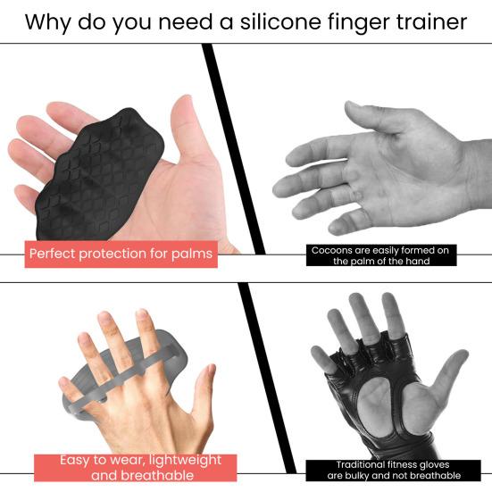 1 Pair Grip Strengthener Anti-Slip Design Ergonomic Fit High-Intensity Workouts Hand Grips Pocket-sized