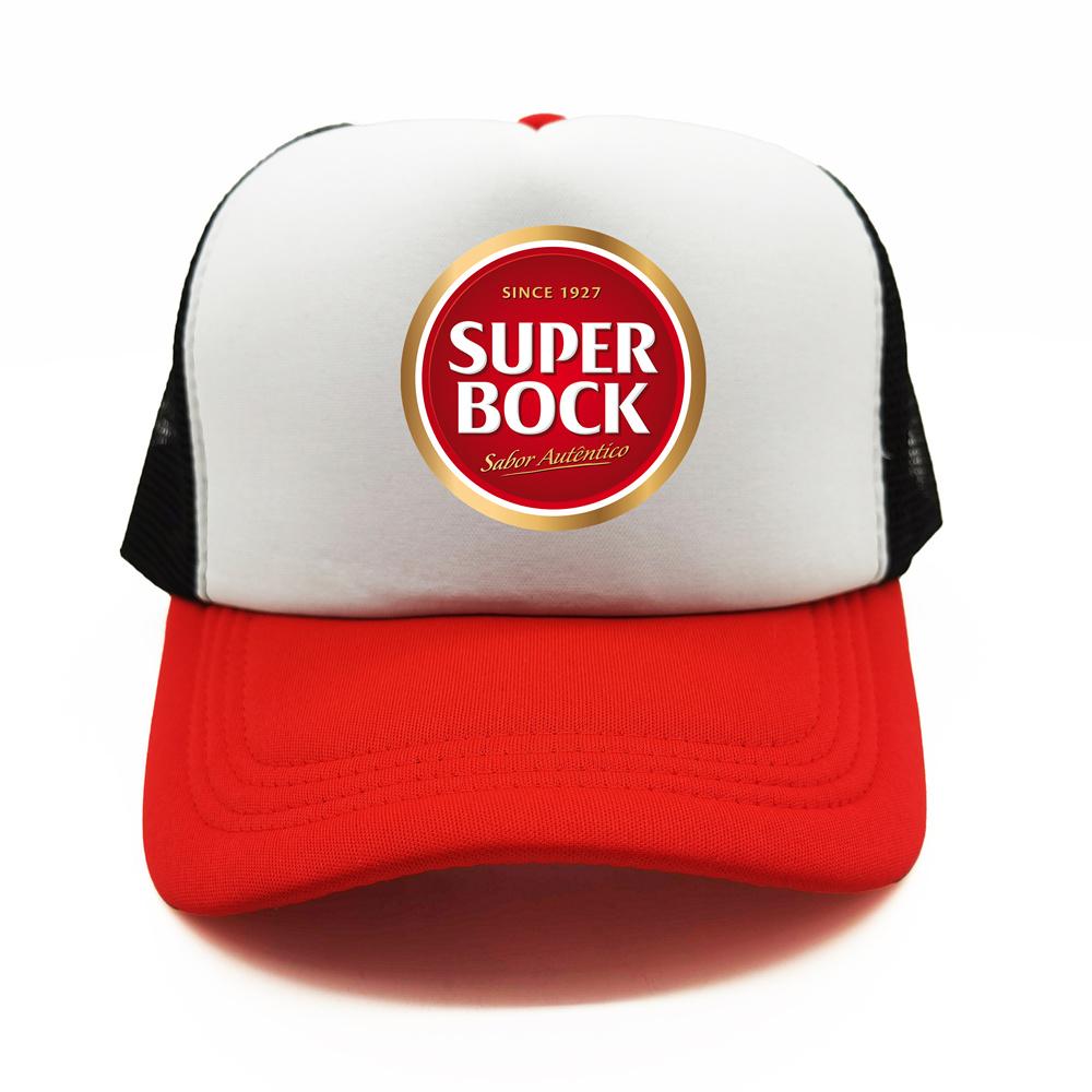 Berretto Trucker Super Bock Unisex Cappello Divertente Cappellino da Baseball Fresco Estivo Cappellini Unisex a Rete