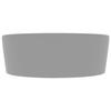 VidaXL Luxury Washbasin with Overflow Countertop Washbasin Toilet Hand Basin Bathroom Room Cosmetic Room Home Grey 147037