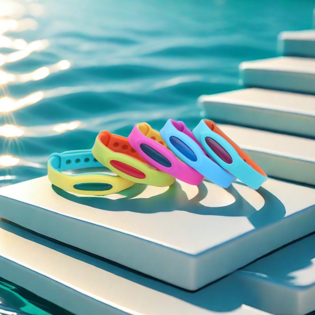 Adjustable Citronella Silicone Bracelet: Essential Oil Mosquito Repellent for Adults, Infants, and Children