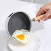 Stainless Steel Hot Oil Splashing Pot Non-Stick Pancake Skillet Omelette Pan  Outdoor Camping
