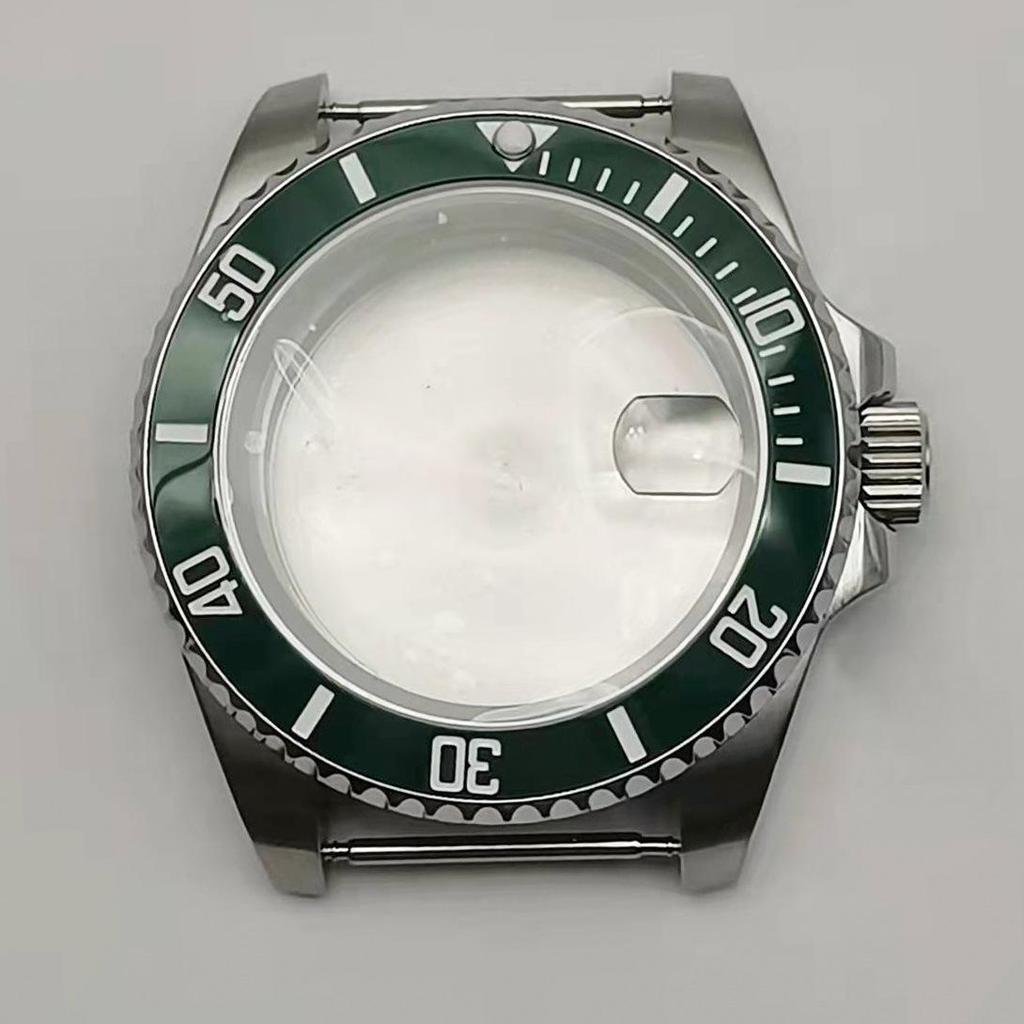 40MM Automatic Mechanical Watch Case for NH35/NH36 Movement, Submariner Style, Large Dial Compatible.
