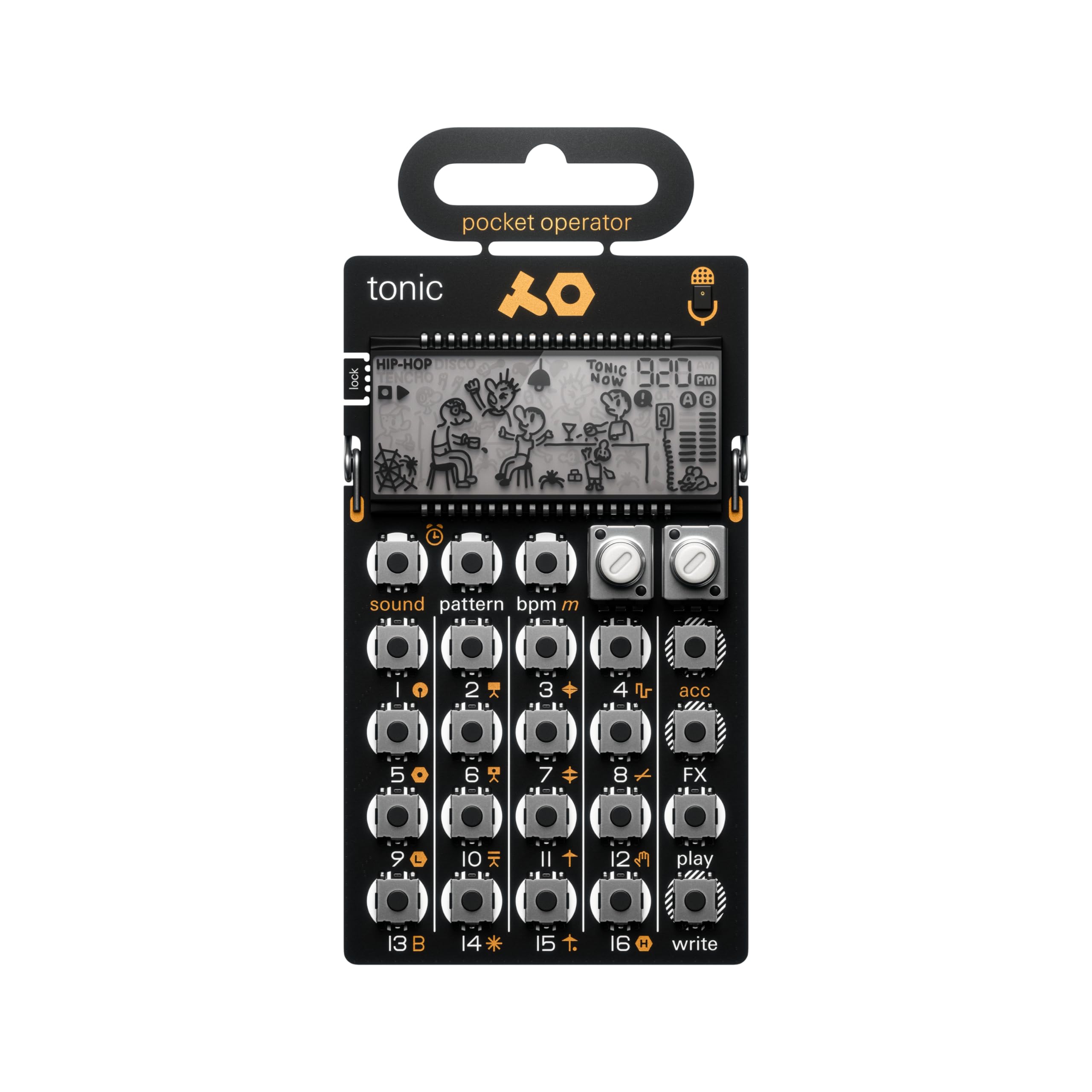 

Teenage Engineering Pocket Operator Drum Machine tonic Imported PO-32 [звичайний продукт]