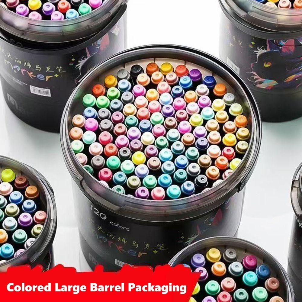 Non-toxic Acrylic Marker Pen Multiple Colors Soft Headed Marker Kindergarten Painting