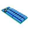 16 Channel DC 12V RS485 Relay Board RS485 Relay Module Switch Module for PLC PTZ Camera Motor LED