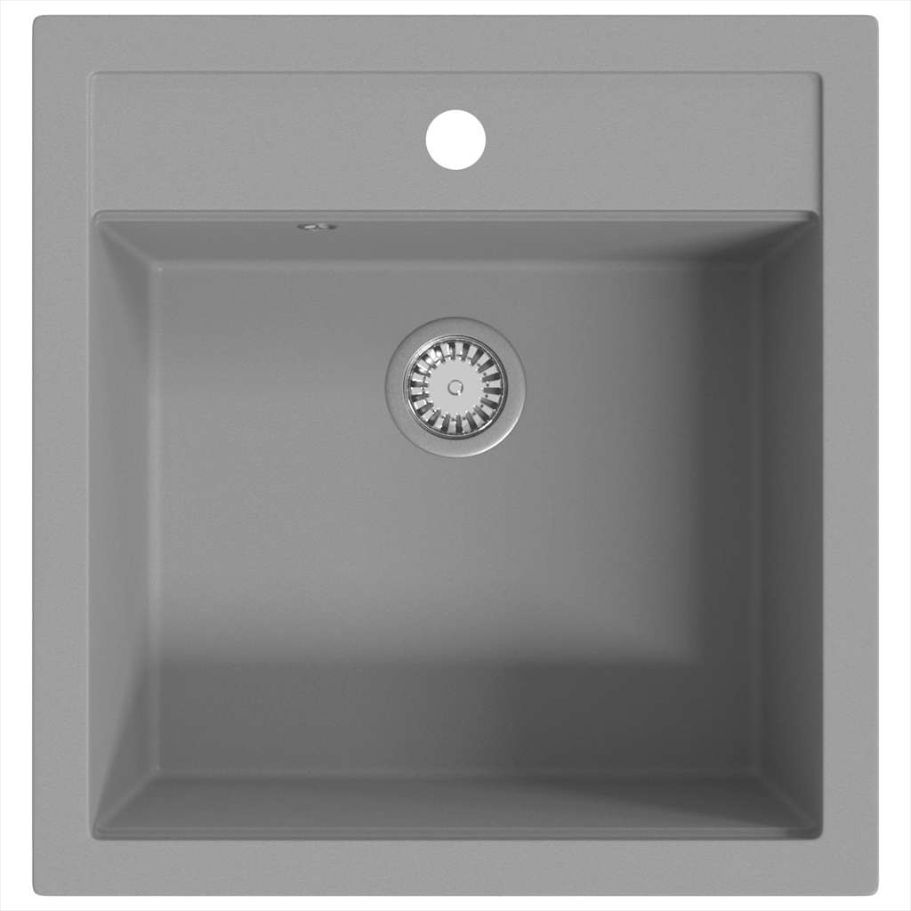 Granite Sink Single Basin Grey
