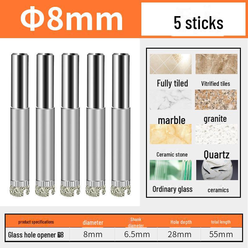 Burghiu diamant Green Forest pentru faianță, sticlă și marmură