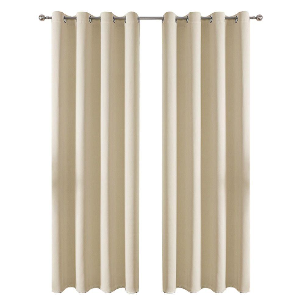 Door Curtains Drapery Panel Sun Protection Shading Curtains Blackout Curtains
