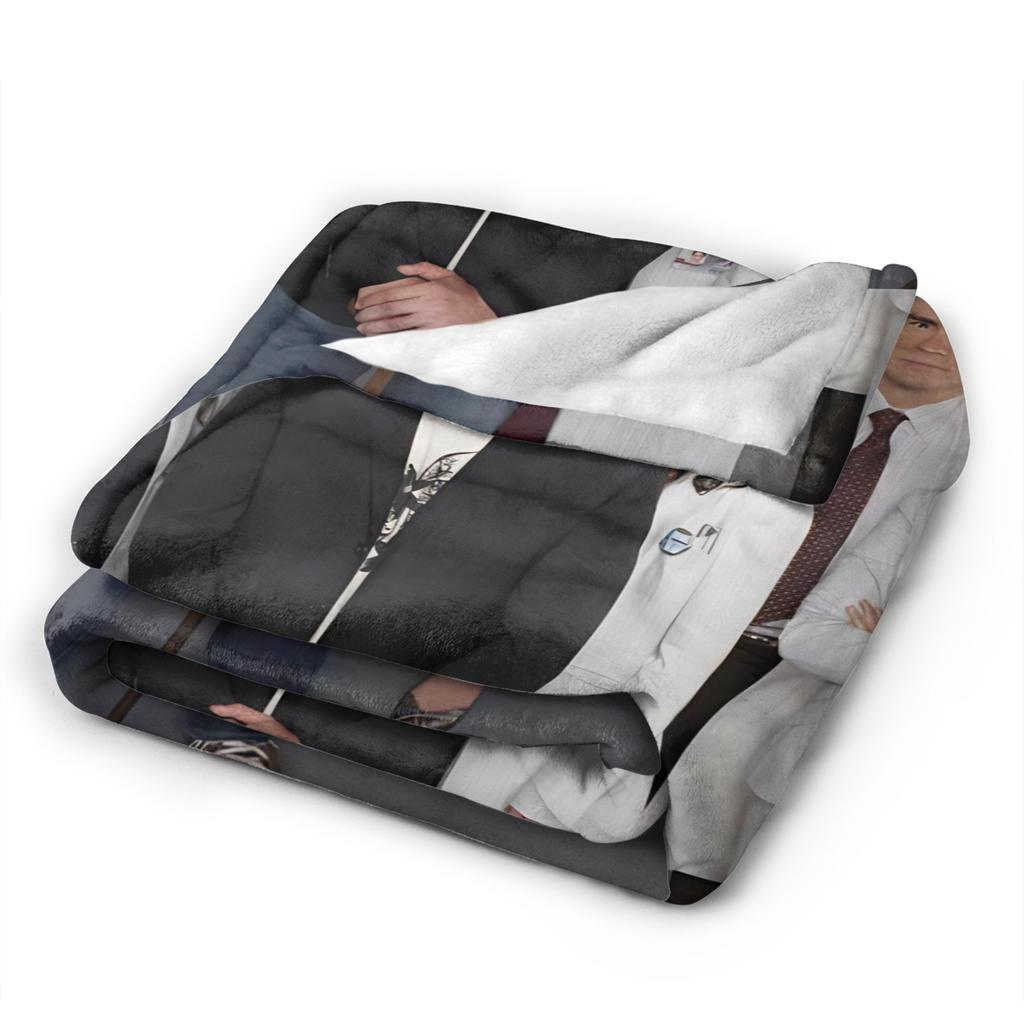 Dr. Gregory House Blanket Quality Super Warm House MD American Television Throw Blanket Autumn Couch Chair Sofa Bed Bedspread