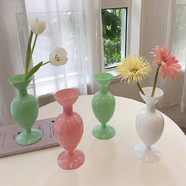 Decorative Flower Vase Acrylic Plant Organization Office Bedroom Decoration