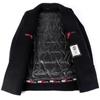 Men's Double-Sided Cashmere Winter Mid-Length Business Coat with Down Liner