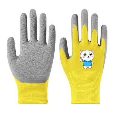 1 Paar Gartenhandschuhe für Kinder, rutschfest, stabiler Griff, verschleißfest, durchstichfest, atmungsaktiv, Schutzhandschuhe für Kleinkinder