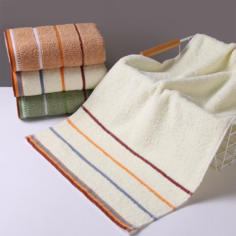 Plaid Cotton-Polyester Hand Towel - Soft, Absorbent, Ideal for Home & Hotel Use