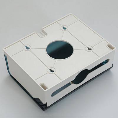 Großer Kapazität Papierhandtuchspender Kein Bohren Platzsparend Taschentuchbox Halter Wasserdicht Wandmontiert Taschentuchbox Schlafzimmer