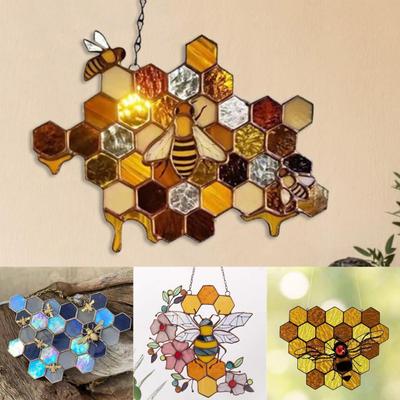 Biene Anhänger Handwerk Kreative Outdoor Garten Fenster Dekoration Biene Dekoration