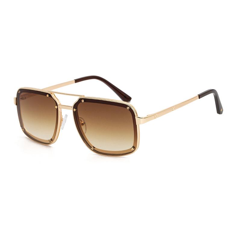 New European and American Retro Box Sunglasses for Men's Driving Sun Protection Sunglasses for Women's Shades
