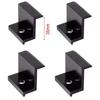 4Pcs Solar Panel Mount Bracket PV Module End Clamp Aluminum Alloy Fixing Clamp Solar Panel Racking Mount Bracket Accessories