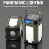Outdoor portable mobile power light Type-C charging LED hanging multi gear tent light suitable for camping, hiking, and fishing