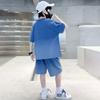 Boys' Summer Two-Piece Outfit Children's Short-Sleeved Street Style Two-piece Set