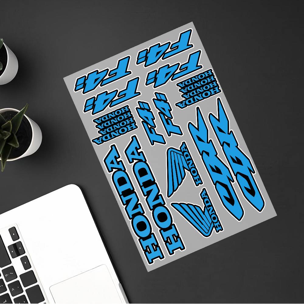 BLUE HONDA-S Decal Set High Quality Printed and Cut Stickers Motorcycle Sticker ZB4