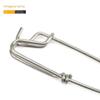 10pcs Corrosion-Resistant fishing Rolling Swivel Stainless Steel Fishing Clip Snap Branch Hangers
