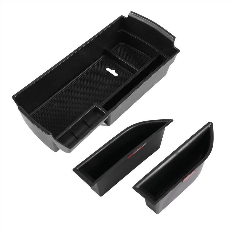 DT08 Armrest Storage Box, for Peugeot 3008 3008GT 5008 2017- Center Console Organizer Car Door Handle Storage Tray