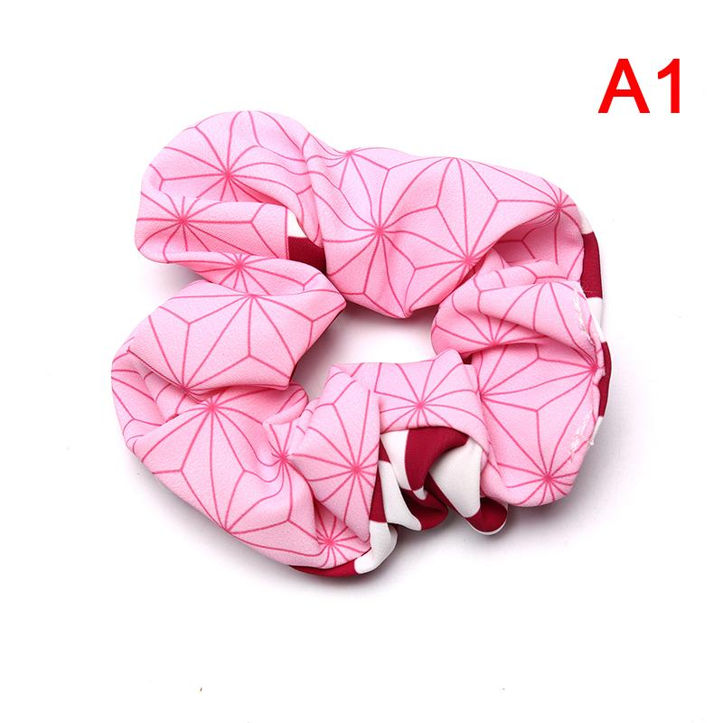 Demon Slayer: Kimetsu No Yaiba Scrunchie Elastic Handmade Headbands