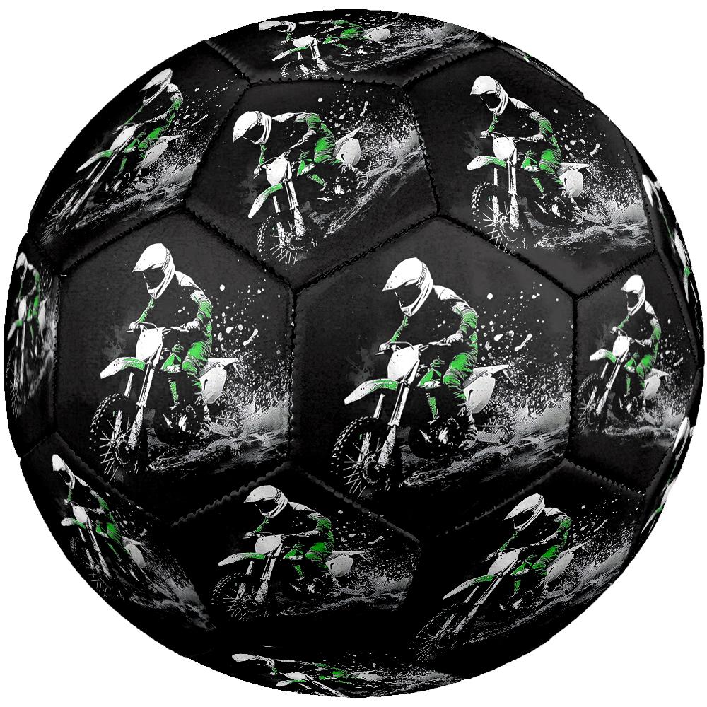 Off Road Motorcycles Theme Size 5 Soccer Ball, Suitable for Both Indoor and Outdoor Matches, a Gift Suitable for Everyone.