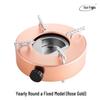 Portable Windproof Stainless Steel Alcohol Stove - Thickened Push-Pull Design for Commercial Use
