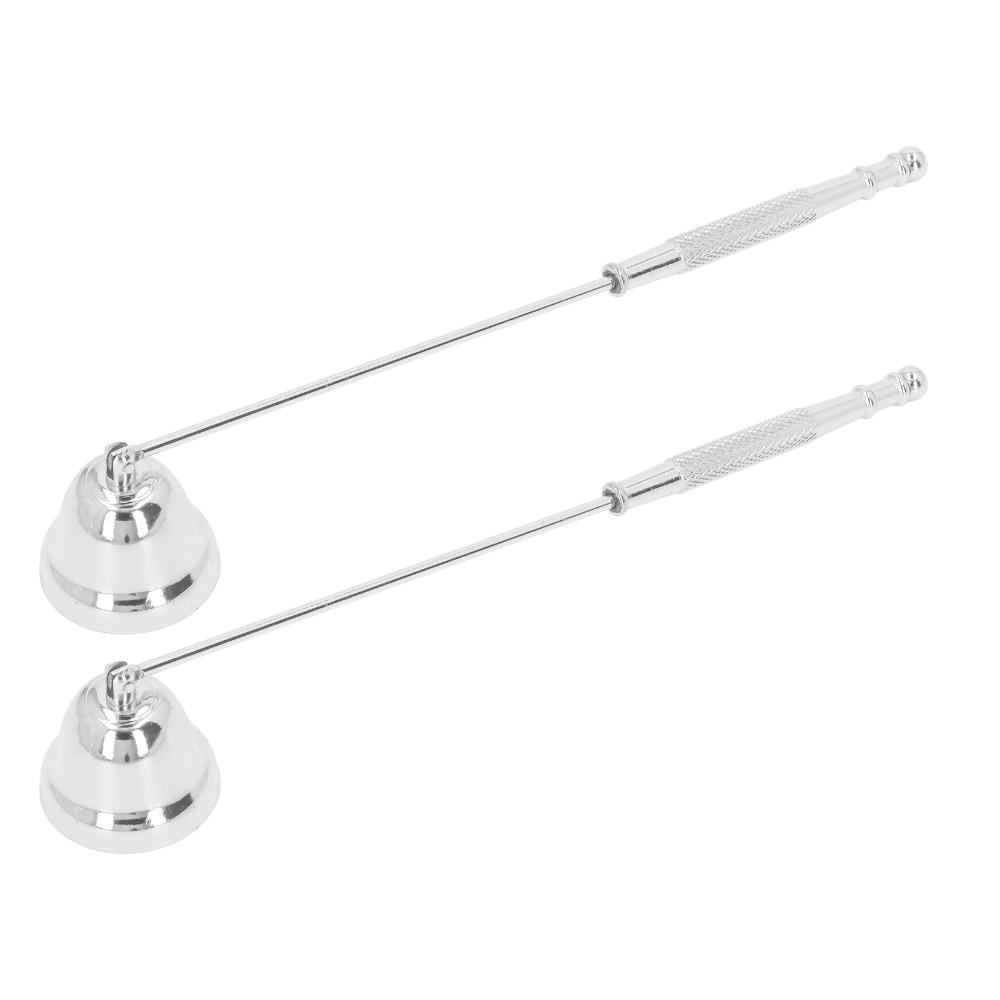 2Pcs Stainless steel Candle Cover 2 pieces per set Wick Guard Oil lamp extinguishing
