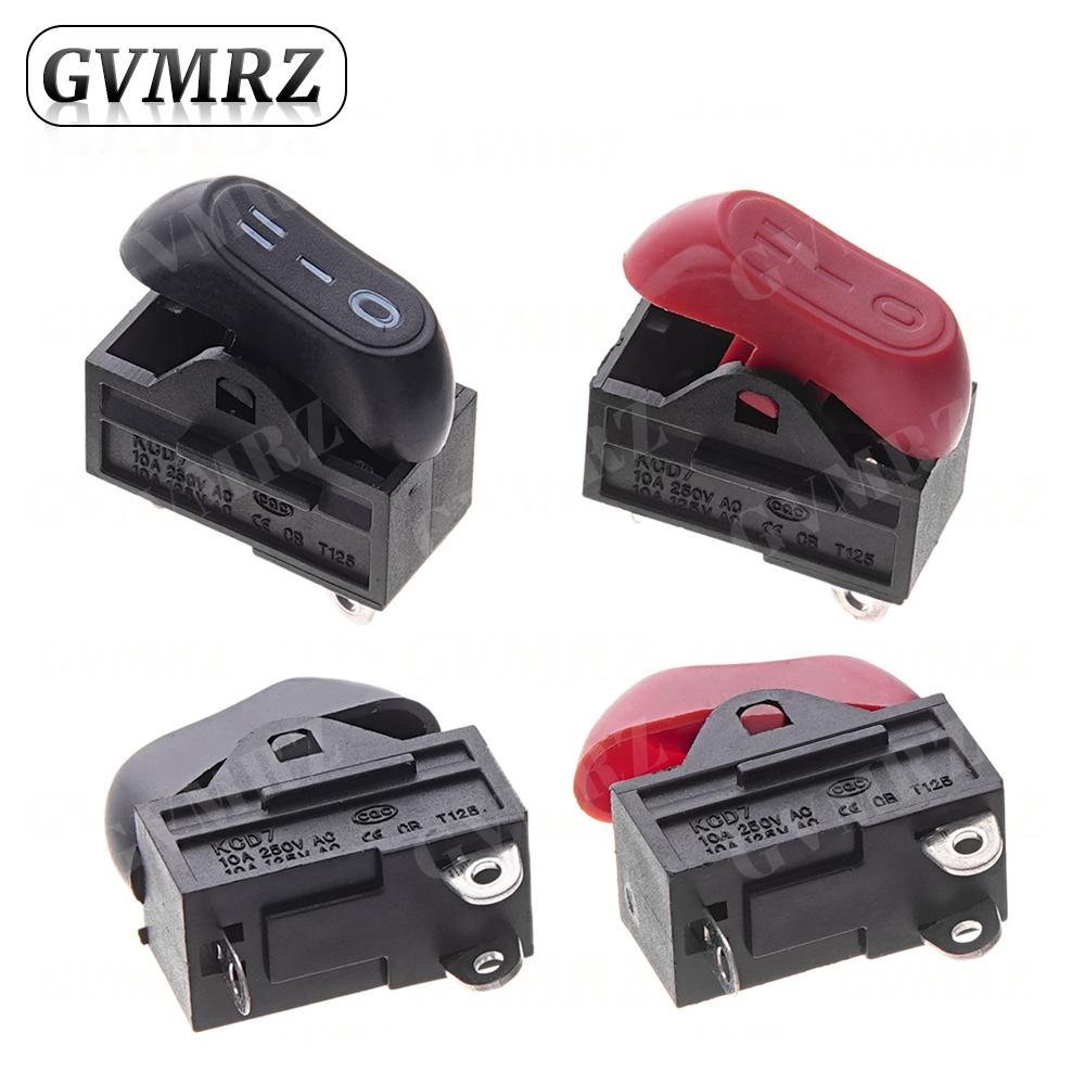 5PCS 10A 250VAC Hair Dryer Switch,Rocker Switch,3 Position ON OFF Boat Switch