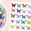 20/30/50/100 Stück Bunte Harz Cartoon Eis Schmetterling Flatback Perlen für Nailart, Scrapbook DIY Schmuckdekor Handwerk