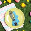 4-Pack Easter Bunny Cutlery Bag