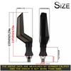 Motorcycle Turn Signal Light Universal DRL Amber Dynamic Flowing Blinker Indicator 12V LED Motorcycle Flashing Light Rear Lamp