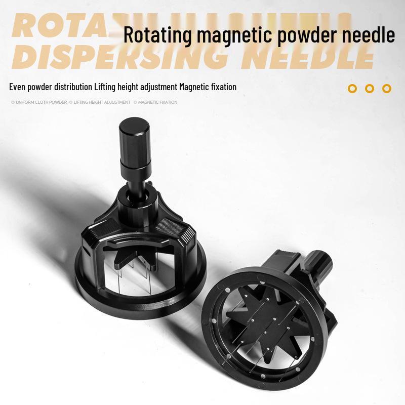 

51/53/58 мм Вращающаяся кофейная игла, распределитель и перемешиватель порошка 53mm rotating magnetic powder needle - Black