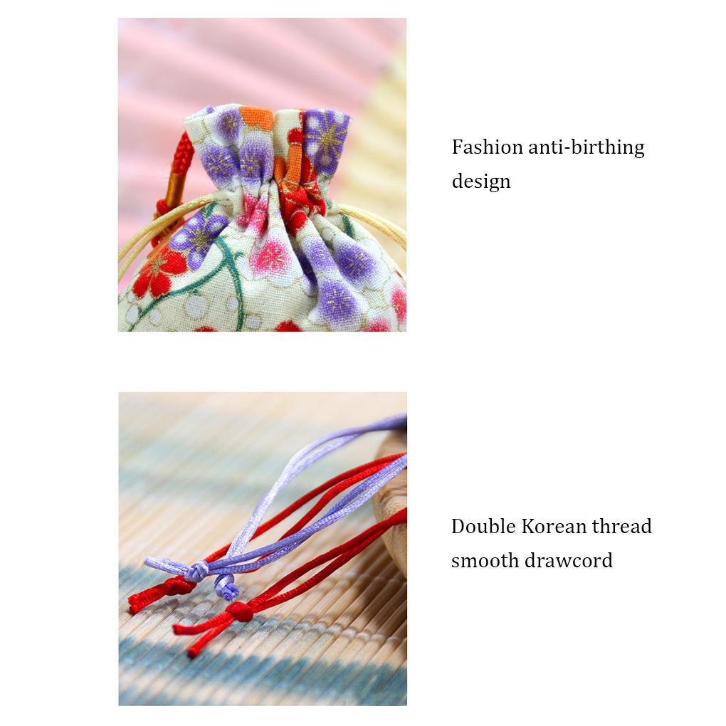 Drawstring Sachet Bag Chinese Style Neck Hanging Fragrance Bags with Tassel Pouch Gifts Packaging Party Favor Jewellery