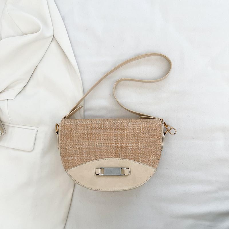 Vintage-inspired Medium Saddle Bag For Women Chic Spring 2024 Large Capacity Purse