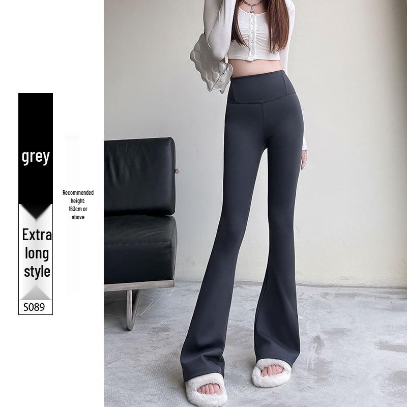 Chic High-Waisted Micro-Flare Yoga Pants - Slimming & Hip-Lifting Base Layer for Women (Spring/Autumn 2026)