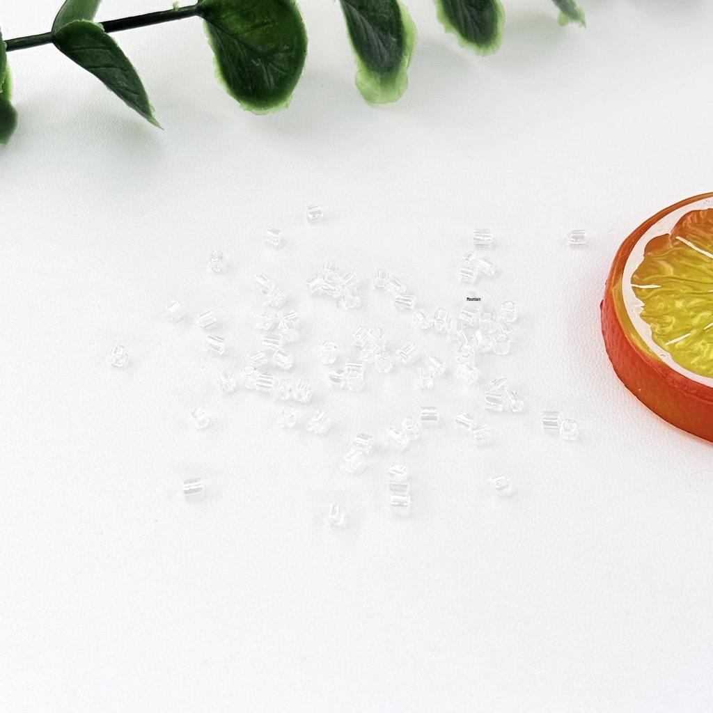 Handmade Transparent Glass Seed Beads Bracelet & Necklace Accessories