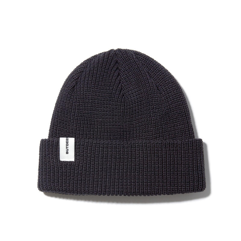 Базовая короткая шапка-бини на 24 символа - Угольный