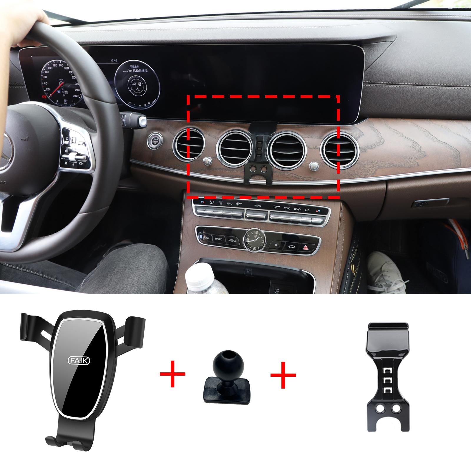 

Car Mobile Phone Holder for Mercedes Benz E Class W213 2016~2025 GPS Bracket Navigation Stand Auto Accessories