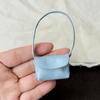 1Pcs Dollhouse Decoration Pretend Play Toy 15-17Cm Doll Handbag Lady Leather Bag Pu Leather Purse Accessories