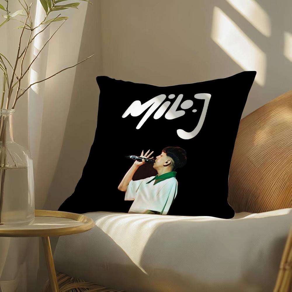 Argentinian M-Milo J Rapper Cushion Cover Soft Short Plush Pillow Cover Smooth Cozy Texture Aesthetic Cushion Case Home Decor