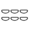100Pcs D Rings Iron Material Exquisite Wide Application Sturdy Durable Metal D Rings for Clothes