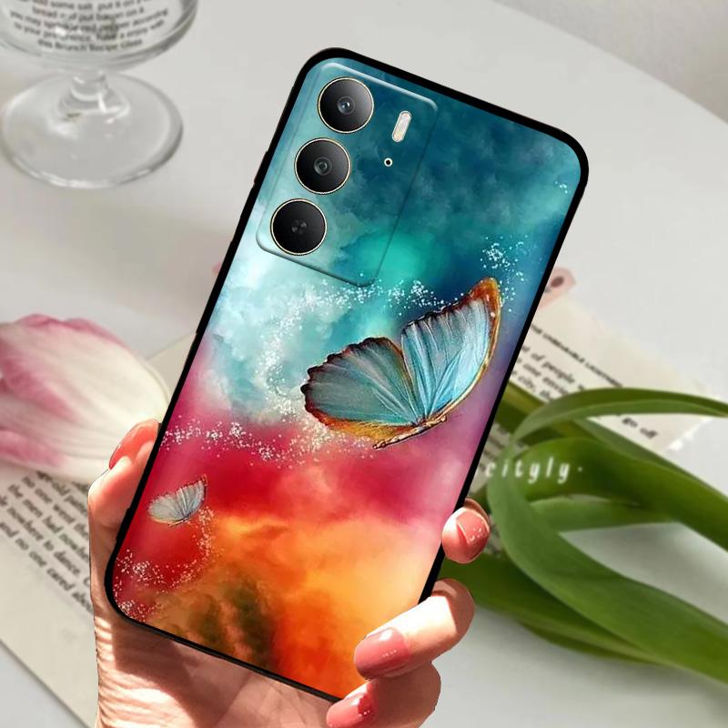 Case For Realme C75 4G Cute Shockproof TPU Soft Silicone Phone Lens Protective Cover For OPPO REALME C65 4G C67 5G Bumper Fundas