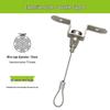 Adjustable Safety Hanging Kit: Rope, Buckle & Acrylic Board Line