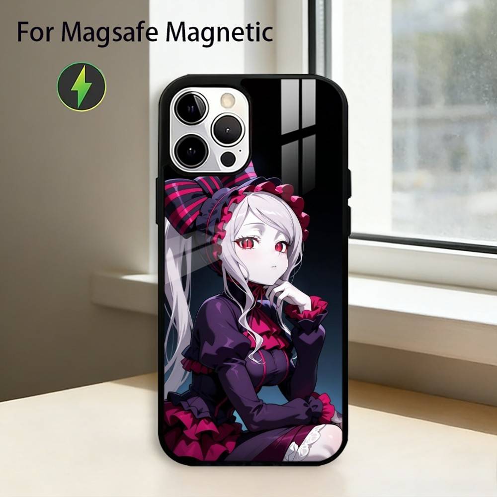 A-Anime O-Overlord Phone Case For iPhone17,16,15,14,13,12,11 Plus,Pro Magnetic For Magsafe Wireless Charging