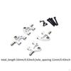 1/28 Scale RC Rear Lower Swing Arm Replacement, Installable Fixed Metal Spare Parts, Car