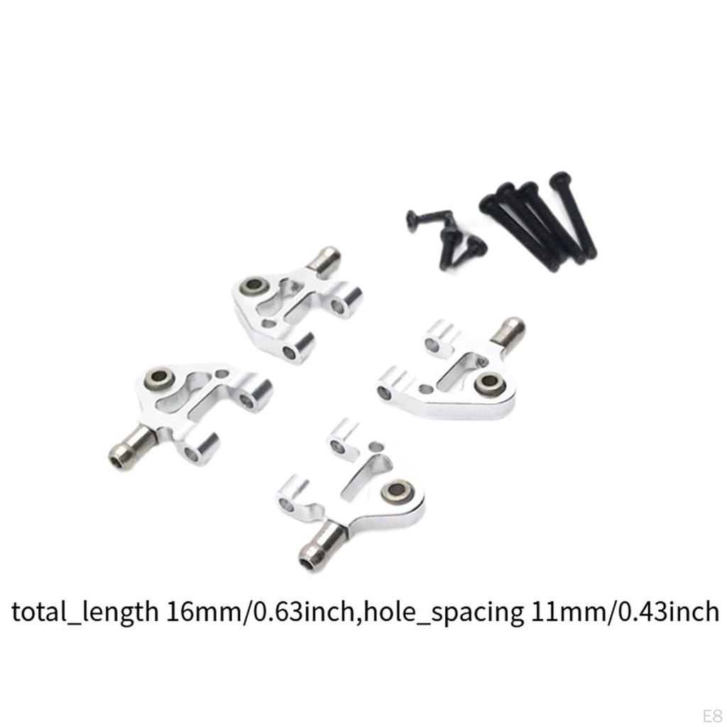 1/28 Scale RC Rear Lower Swing Arm Replacement, Installable Fixed Metal Spare Parts, Car